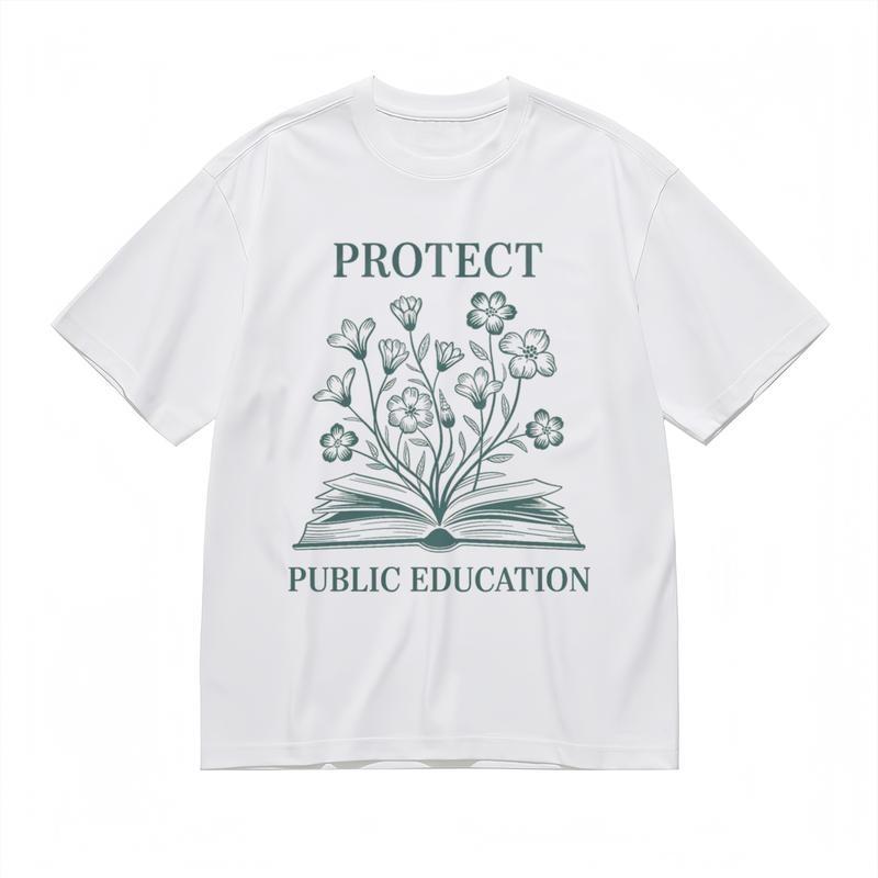 

Women s Fashion Comfy Classic T-Shirt Flower Growth from Book Design Tee 2XL