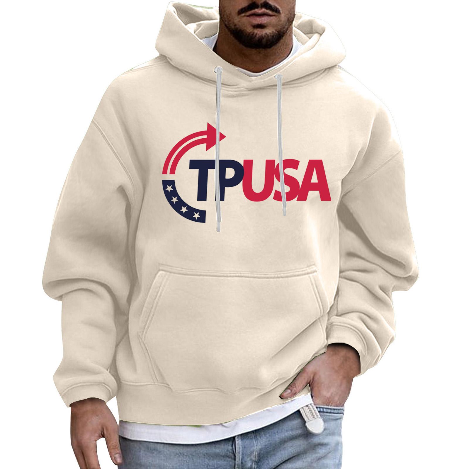 

Hooded Sports Tracksuit Unisex Running Outfits Long Sleeve Pullover Hoodies Sweatshirt L бежевый