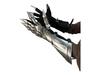 Handmade Silver Finish Gauntlets-Steel Medieval Armor Gloves