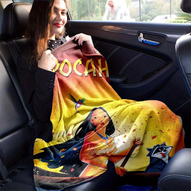 1 pezzo, Pocahontas Disney Coperta Decorativa per la Casa Morbida Coperta per Divano, Letto, Auto, Viaggio, Campeggio