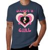 Daddys Girl Pitbull Mr Worldwide Pink Tshirt Basic Short Sleeve For Unisex Tshirt