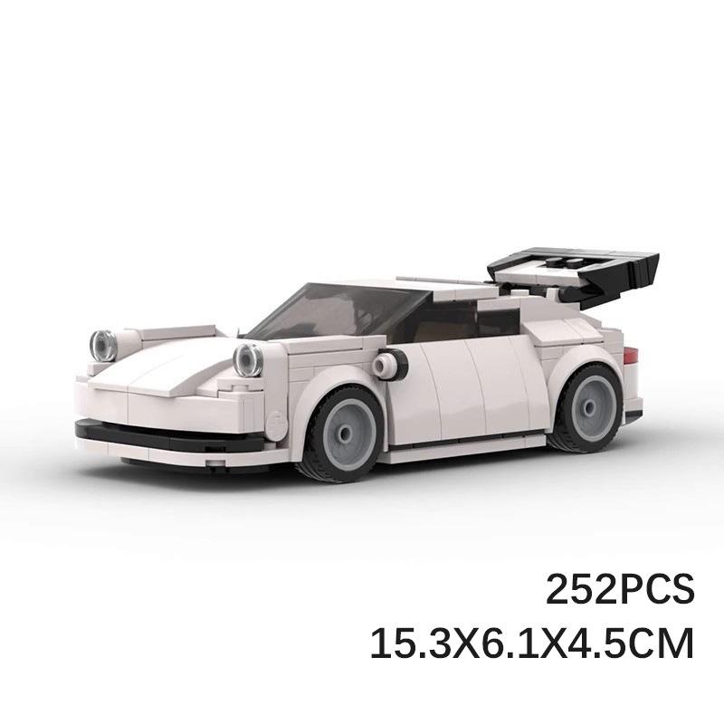 MOC 8-Wide Speed Classic Sports Car Model Small Particle Building Blocks Racing Toy