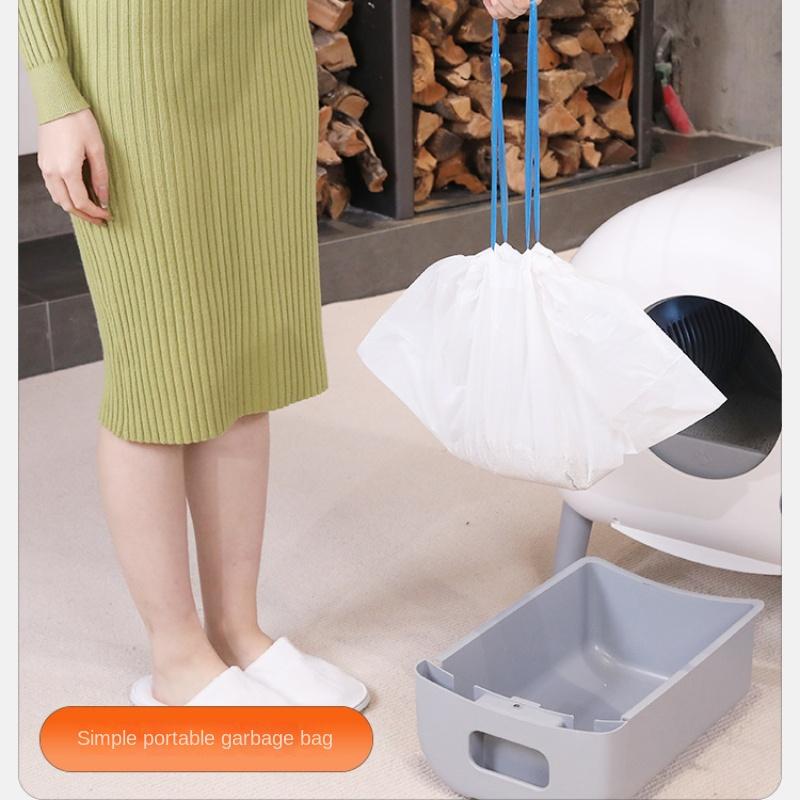 Smart Cat Litter Toilet Bowl Oversized Deodorized Cats Bedpans Box One-click Cleaning and Scooping Automatic Cats Supplies