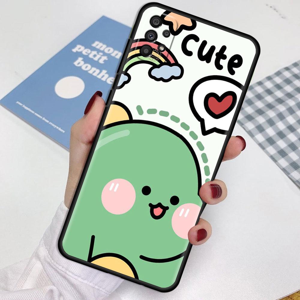 Case For Samsung Galaxy A52 A12 A51 A32 A21s A71 A53 A13 A32 A72 A31 A33 A22 A03 A41 Phone Cover Dinosaur Cartoon