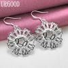 925 Sterling Silver Pendant Earrings Fashion Wedding Jewelry