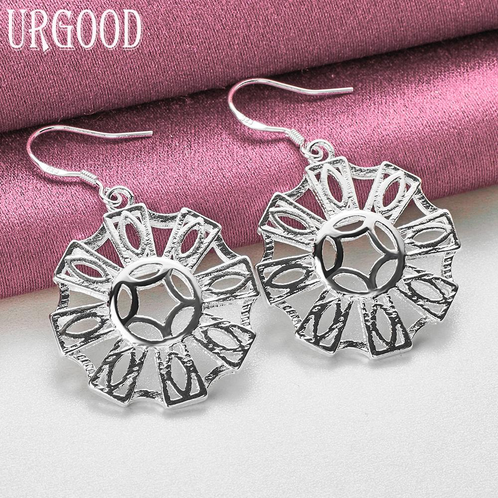 925 Sterling Silver Pendant Earrings Fashion Wedding Jewelry