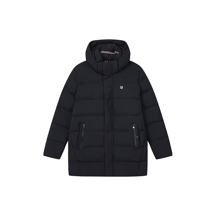 

Fila Спортивная теплая пуховая куртка средней длины с капюшоном для мужчин, верхняя одежда, легендарно-синяя F11M141914F-NV M