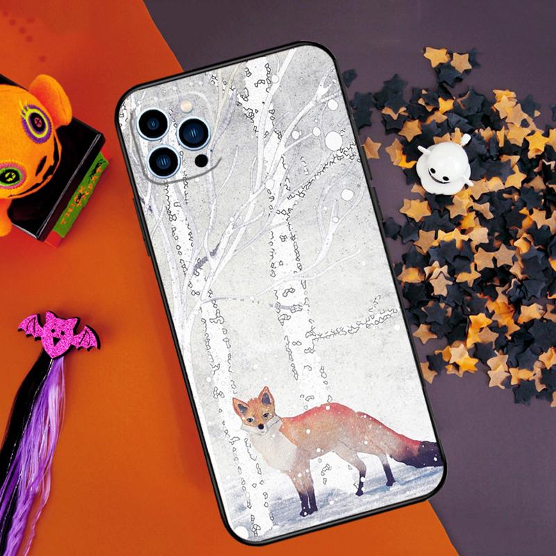 Fox Animal Pattern Bumper Case For iPhone 16 14 15 Pro Max 11 12 13 Pro Max Mini XR 16e 16 15 Plus Phone Cover
