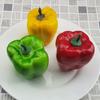 3pcs Artificial Pepper Simulation Fake Imitated Food Display Restaurants