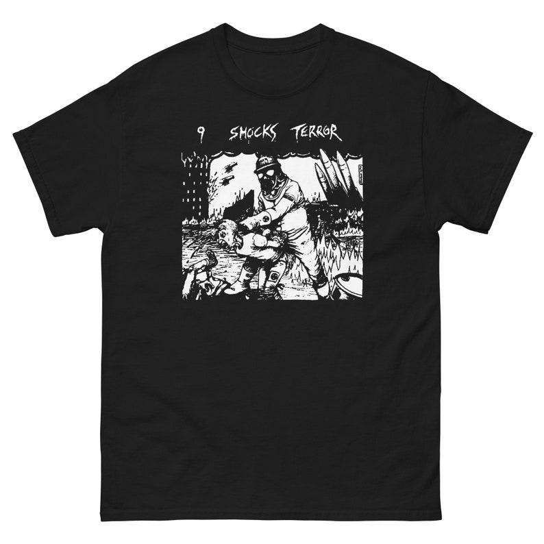 

230 Gsm 100% Cotton Hardcore Punk Men S Classic Tee 3XL чорний