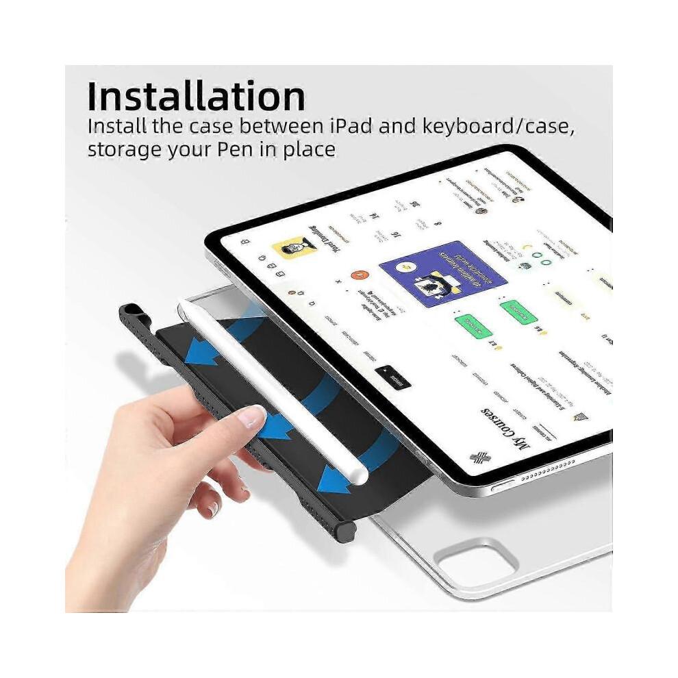 Pencil Pen Holder for Apple Pencil 2nd Generation Case Compatible with Magic Keyboard, Smart Keyboard Folio and Other Magnetic Case