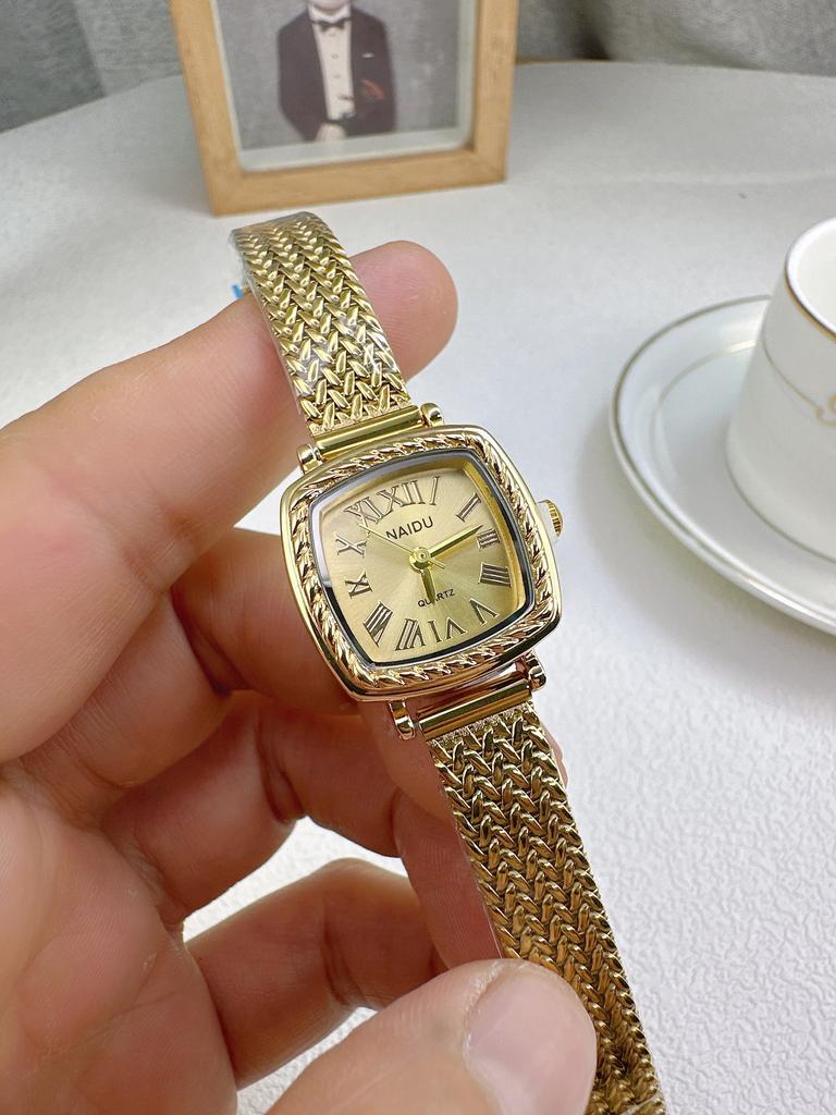Famous Brand Women Watch Fashion Luxury Gift Ladies Gold Quartz Watch Stainless Steel Strap Wristwatches Relojes Para Mujer