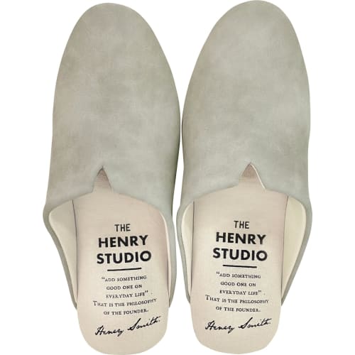 

DAIKAI Henry Studio Домашние тапочки Slim Fit, Искусственная кожа, Светло-серый, Размер L, LGY