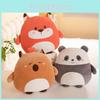 Capybara Fox Penguin Plush Toys Animal Stuffed Doll Room Decoration Kids Gift