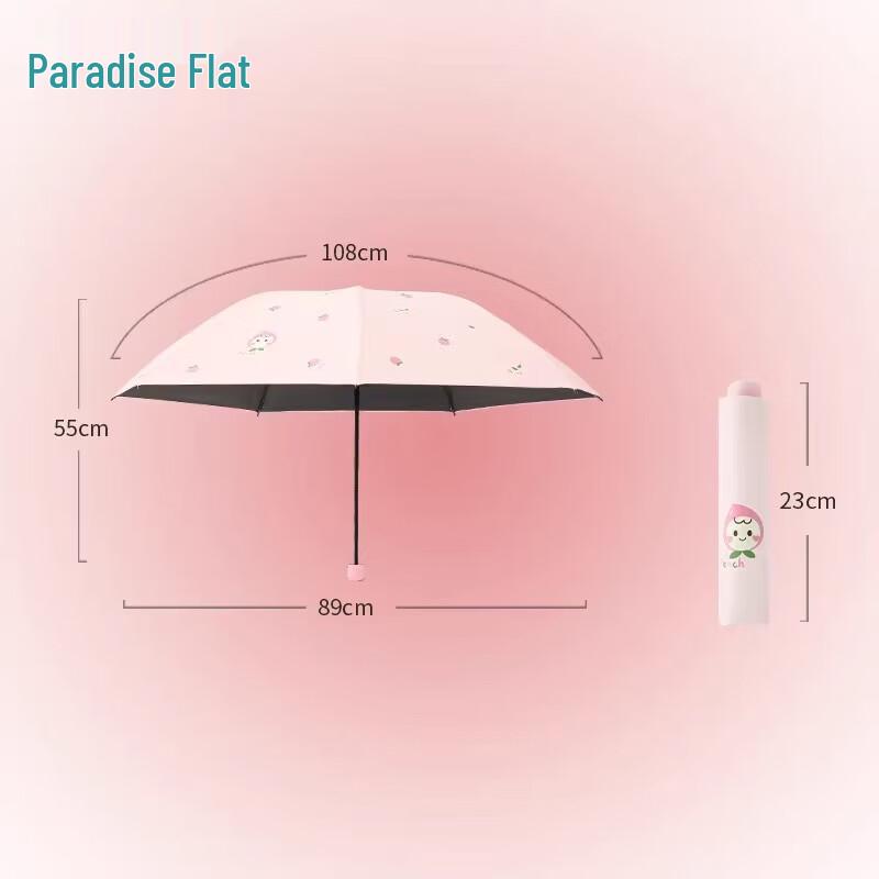 Paradise Umbrella Compact Sun and Rain Umbrella