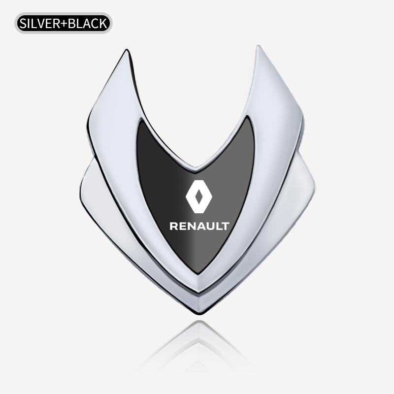 Hub Caps Metal Car Side Fender Car Body Sticker Shield Emblem Badge Logo For Renault Grand Scenic 4 XMOD Megane Clio 4 Laguna 2