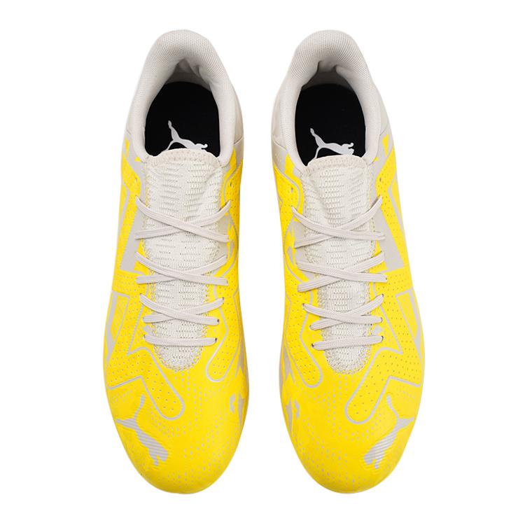 Puma Future Play Comfortable MG (Rubber Short Studs) Soccer Shoes Men Soccer Shoes Yellow 107380-04