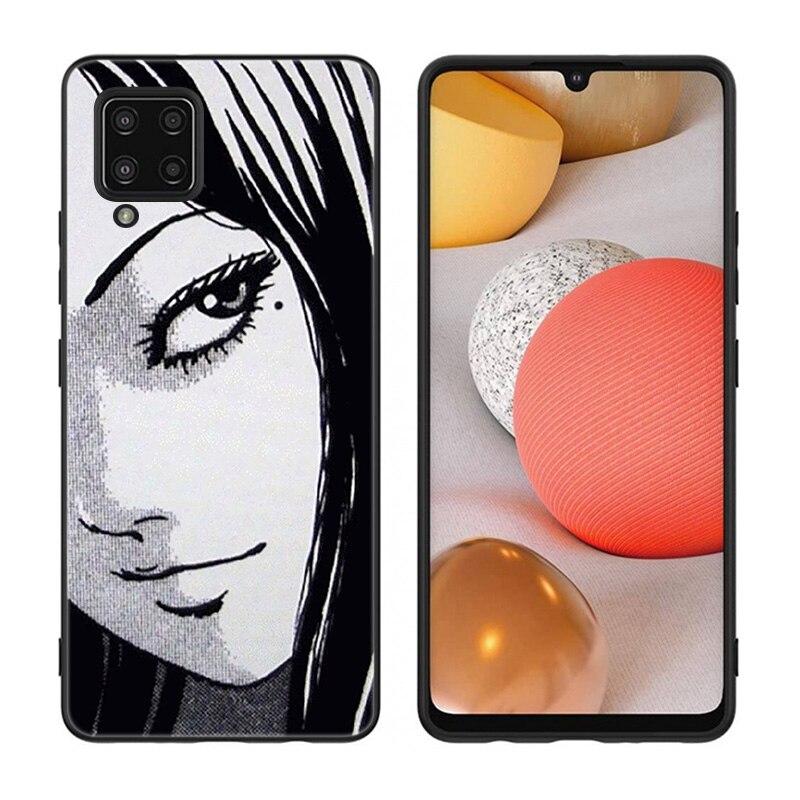 Anime Junji Ito Tees Horror Case For Samsung Galaxy A12 A02S A22 A32 A52 A72 A71 A51 A41 A31 A21 A11 A50 A70 A10S A20S Cover