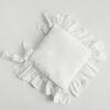 Funda de Cojín para Silla con Volantes, Decoración de Cojín para Silla de Comedor con Volantes, Funda de Cojín de Algodón Personalizable con Volantes de Princesa 40x40