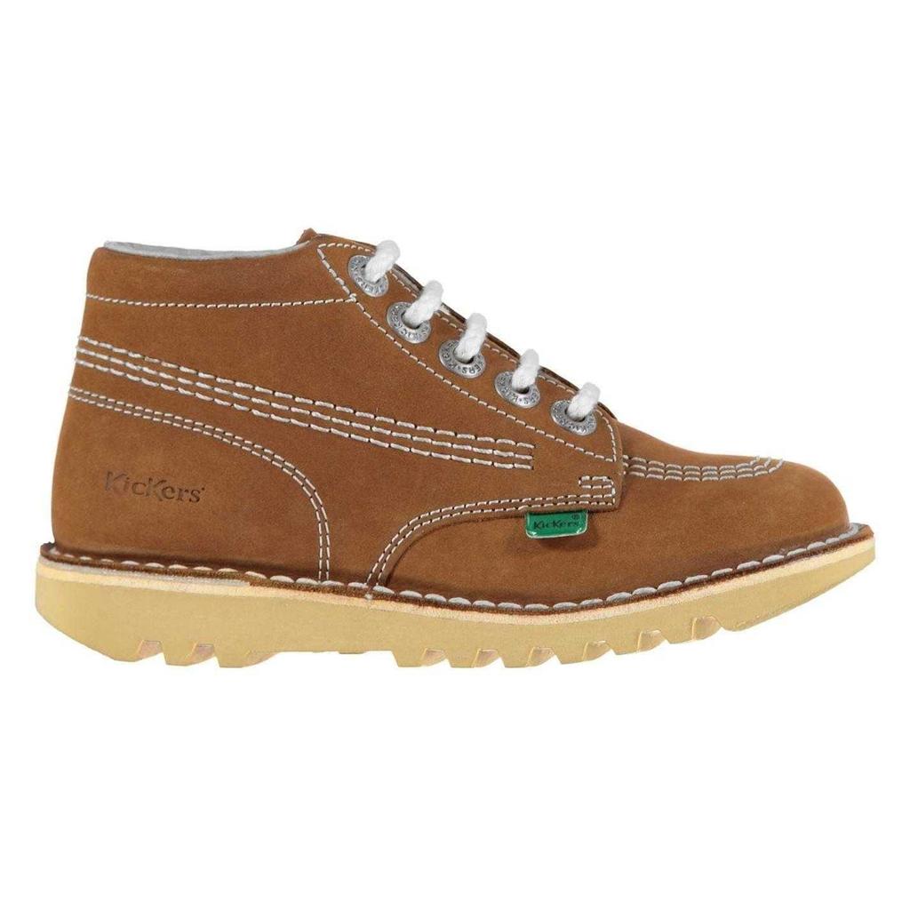 Kickers Childrens/Kids Kick Hi Leather Boots