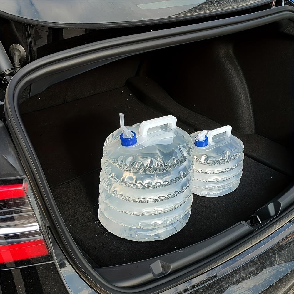 Extra Large Capacity Portable Folding Bucket Car Kettle Car Mounted Water Storage Tank Water Storage Bucket with Faucet