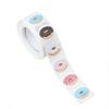 500pcs Self-adhesive for Cake Bread Package Baking Pattern Seal Labels Roll Sticker Donut Stickers Gift Box Packing