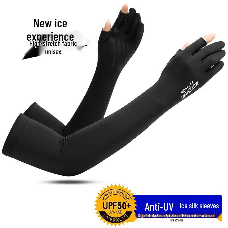 

Anti-UV Ice Silk Arm Sleeves: Women s Sun Protection for Driving, Fishing, and More One Size Fits All