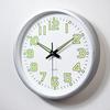 12 Zoll 30CM Leuchtende Wanduhr Quarzuhr Schlafzimmer Wohnzimmer Wanduhr Einfache Uhr