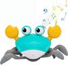 Crawling Crab Baby Toy, Interactive Infant Tummy Time Crab with Music, Toddler Walking Dancing Crab, Funny Birthday Gifts
