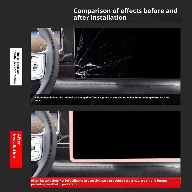 For Byd Leopard 5 Denza B5 Special Screen Protection Silicone Case Interior Decoration & Modification Center Console
