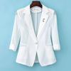 Small Suit Jacket Women's Spring and Autumn New Short Coat Western French Small Suit Sunscreen Shirt