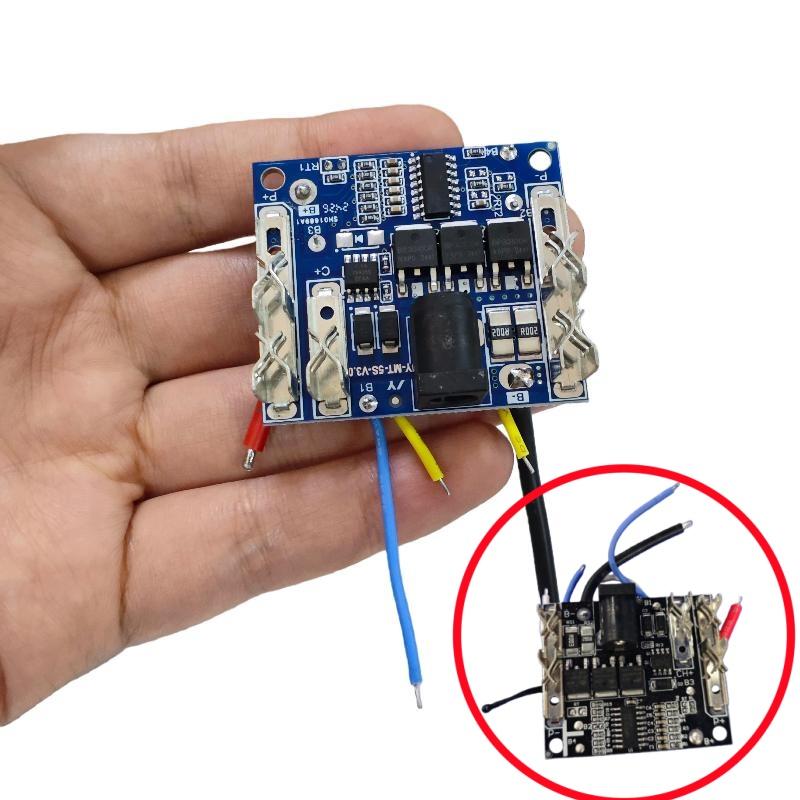 1Pcs Diy Accessories 3Mos 21V 5S Bms Pcb Circuit Board Suitable For Lithium Battery Protection Board With Temperature Protection