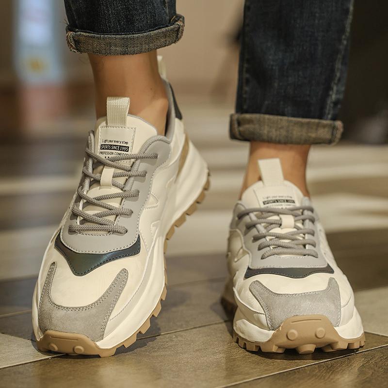 Men's Shoes Breathable All Match Mesh Shoes Casual Sports Trendy Shoes Running Versatile Lightweight Rebound Running Shoes