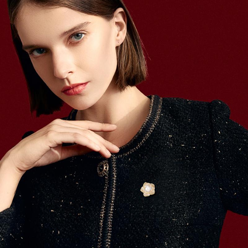 Senior Brooches Flower Leaf Brooch Pins for Women Suit Pendant  Fashion Brooches Jewelry