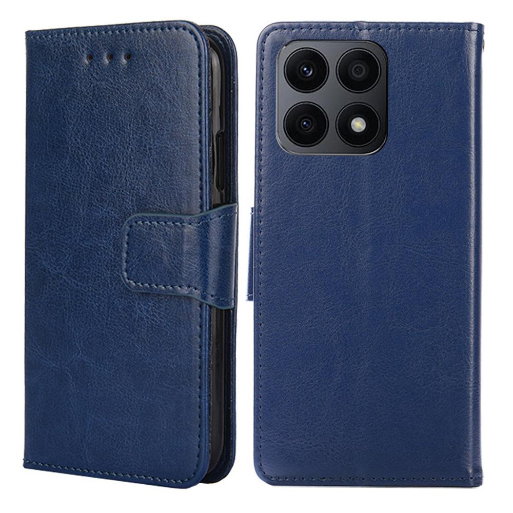 For Honor X8a 4G Shockproof Leather Wallet Phone Case Folding Stand Cover