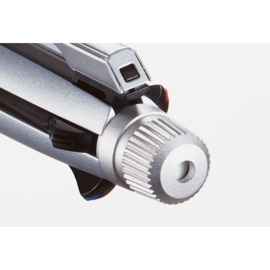 Mitsubishi Pencil Jetstream Metal Edition Ice Easy To 4&1 0.5" Multi-Function Pen, Silver, Write, MSXE5200A5.81