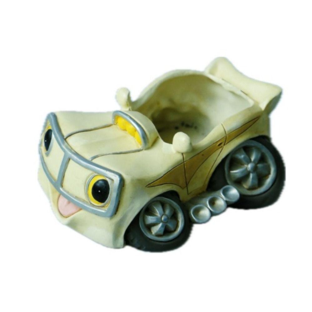 Car Shaped Succulent Flower Pot All Weather Resistant Cartoon Car Figurine  Christmas