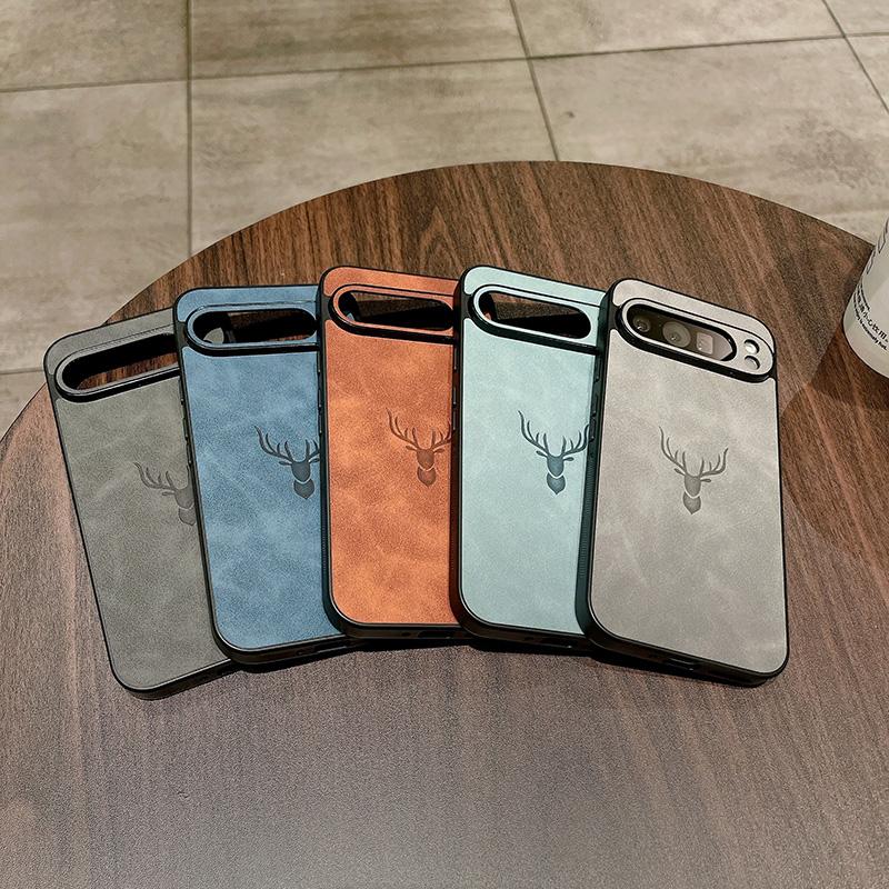 Capa de Silicone de Couro Fosco para Celular Google Pixel 7 Pro 7A 8 8A 8 Pro 9 Pro XL Proteção de Lente Bumper Cobertura Total para Pixel 8