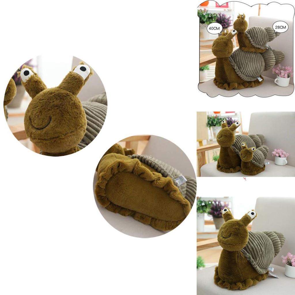 Niedliche Plüschschnecke Weiche Puppe Spielzeug für Kinder Lebensechtes Insektendesign, Perfektes lustiges Geschenk