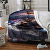 Gta Personalized Text Blanket Multi-purpose Customizable Blanket Warmthful Decor for Office Chair Bedding Livingroom Seaside Ideal for All Seasons