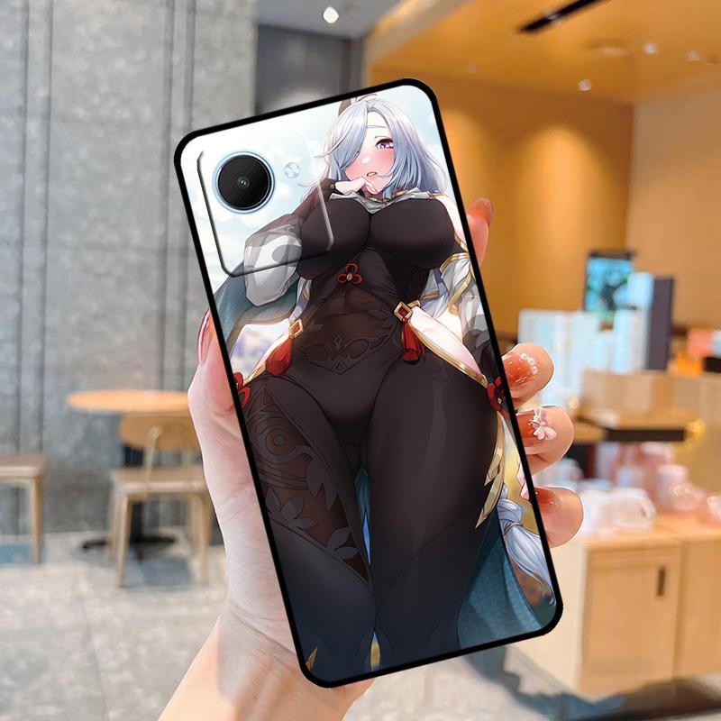 Genshin Anime Shenhe Case For Realme C55 C33 C31 C35 C30 C11 C15 C25s C21Y GT Neo 5 3T 2T 8 9 10 11 Pro Plus