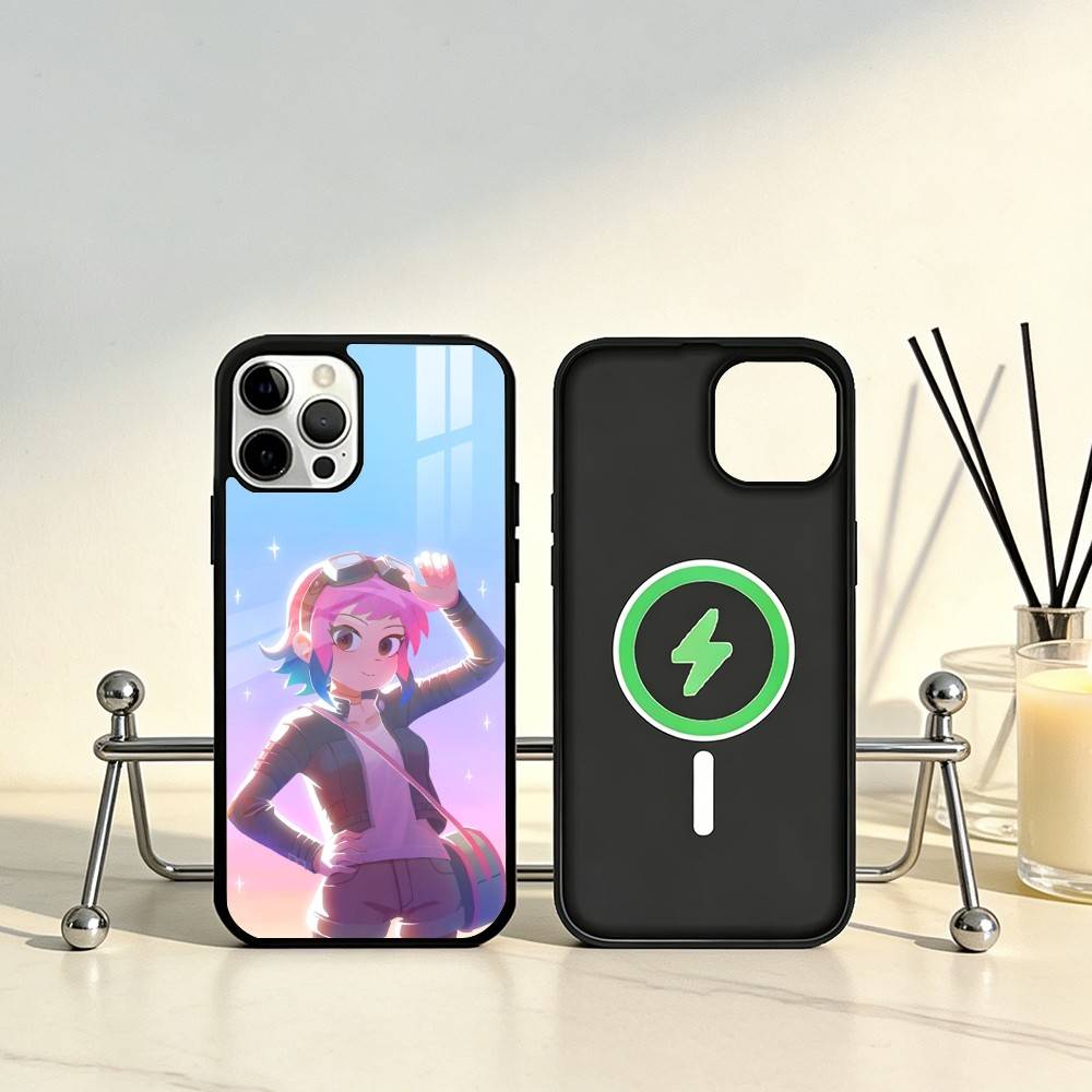 R-Ramona F-Flowers Phone Case For iPhone17,16,15,14,13,12,11 Plus,Pro Max Magnetic For Magsafe Wireless Charging