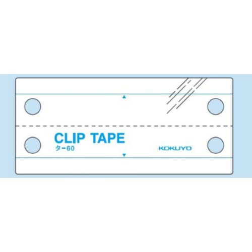 KOKUYO Clip Tape Ideamix 2-hole Pitch 80mm 28 Pieces Ta-60