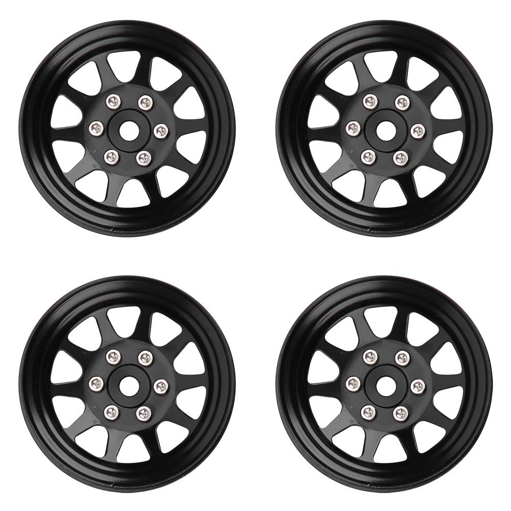 

RC Metal Beadlock Wheel Hub for Axial SCX10 AXI03007 90046 Remote Control Toy Accessory чорний