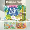 Libro Occupato Montessori per Bambini Il Mio Primo Libro Silenzioso Incolla Giocattolo Educativo per l'Apprendimento Precoce Giocattolo per Bambini Abbinamento Giocattoli Montessori per Bambino