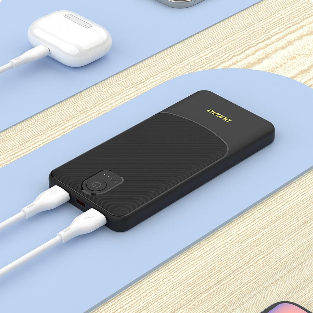 Powerbank K10 10000mAh USB-A 12W 2.4A - biały