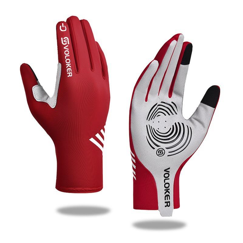 New Style of Men and Women Bicycle Cycling Gloves Half Finger Anti Fall Summer Cycling Sun Protection Shock Absorbing Silicone Gloves