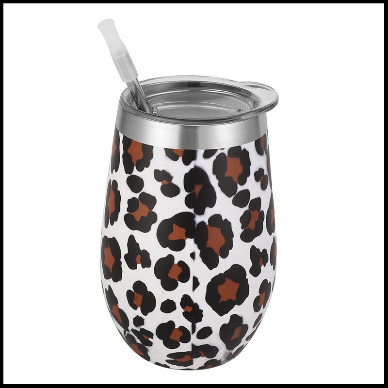 1pc Sublimation Wine Tumblers Blanks Straight Stainless Steel Insulated Mug Sublimation Cups Mugs For Full Wrap Heat Transfer Wi