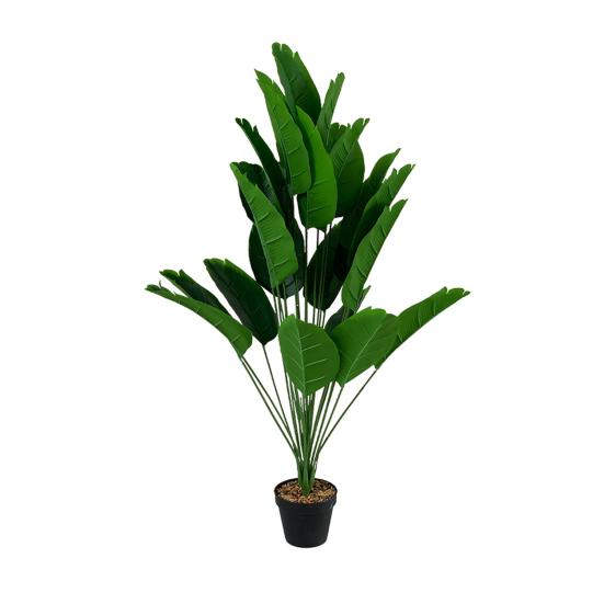 Faux Plantain Plant Artificial Banana Leaf Tree Realistic Fake Greenery