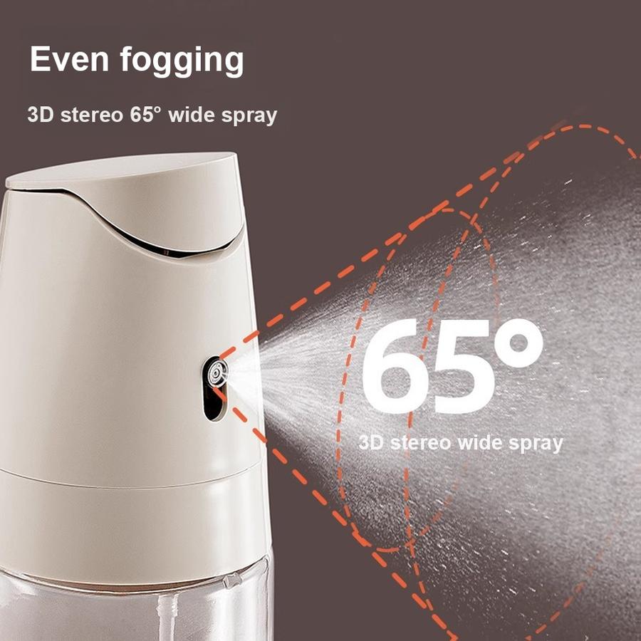 2 Pcs Oil Bottle Sprayer, 2-in-1 Pouring and Spraying Food Grade Kitchen Oil Can, Leak-Proof Glass Tank